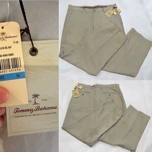 Tommy Bahama Silk Linen  "PLAYA DEL RAY” Pleated Pants Size 36